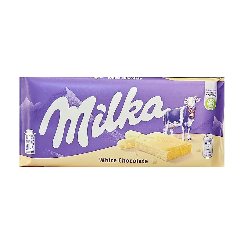 "Milka" white chocolate