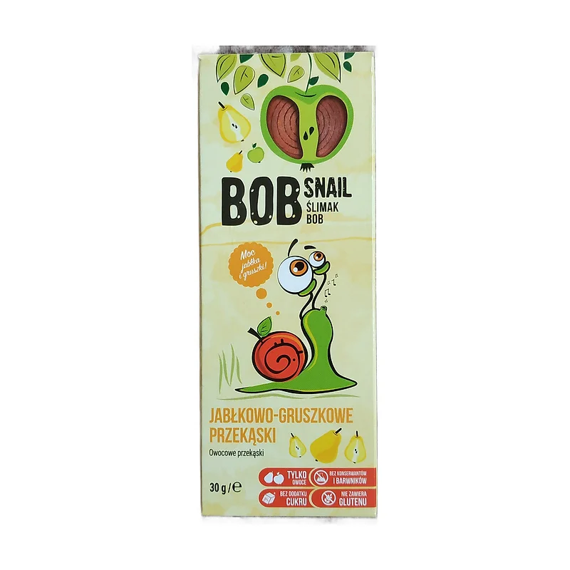 "Bob snail" apple-pear fruit roll