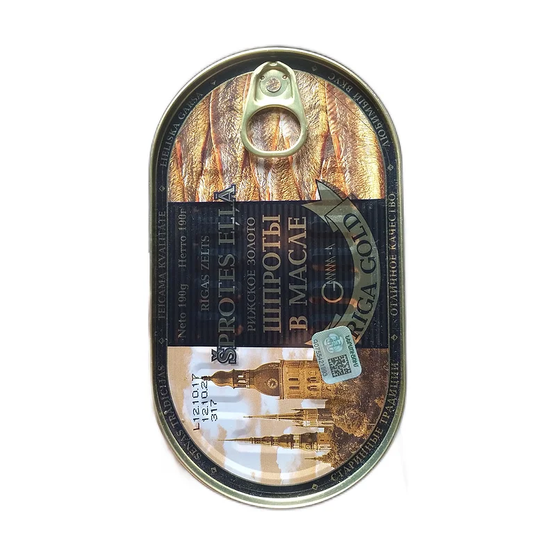 "Riga gold" sprats in oil 190g