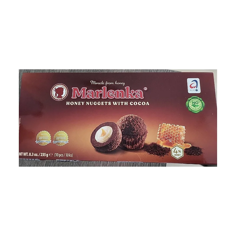 "Marlenka" honey nuggets w/cocoa 12pc