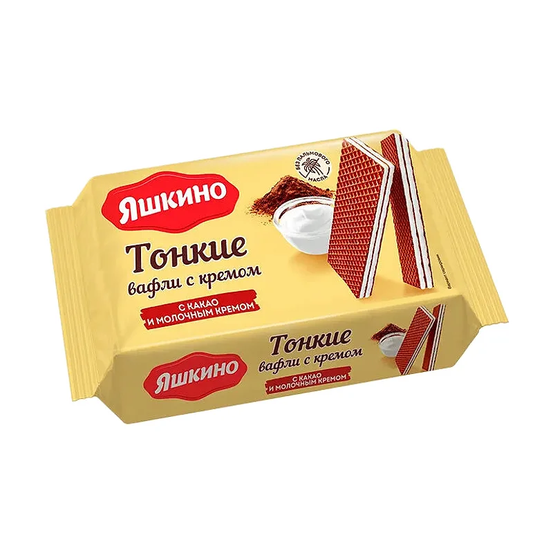 "Yashkino" wafers w/cocoa