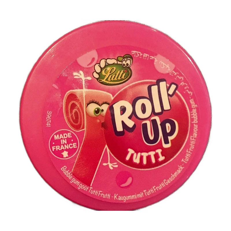 Roll up gum