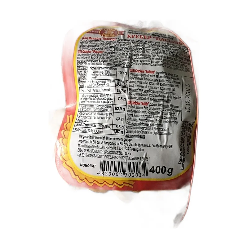 Salty crackers 400g