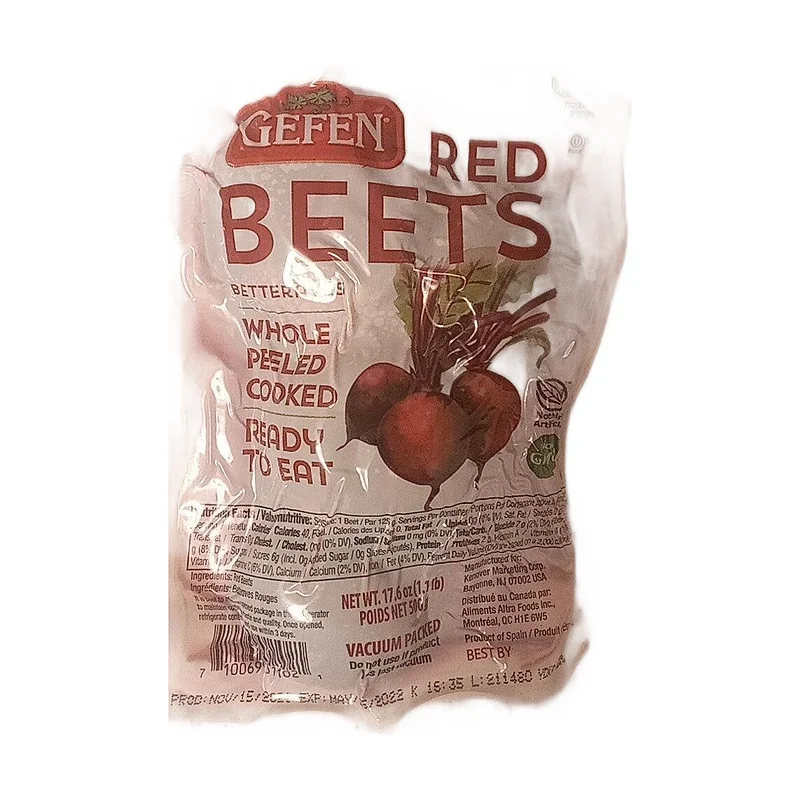Red beets ready-to-eat