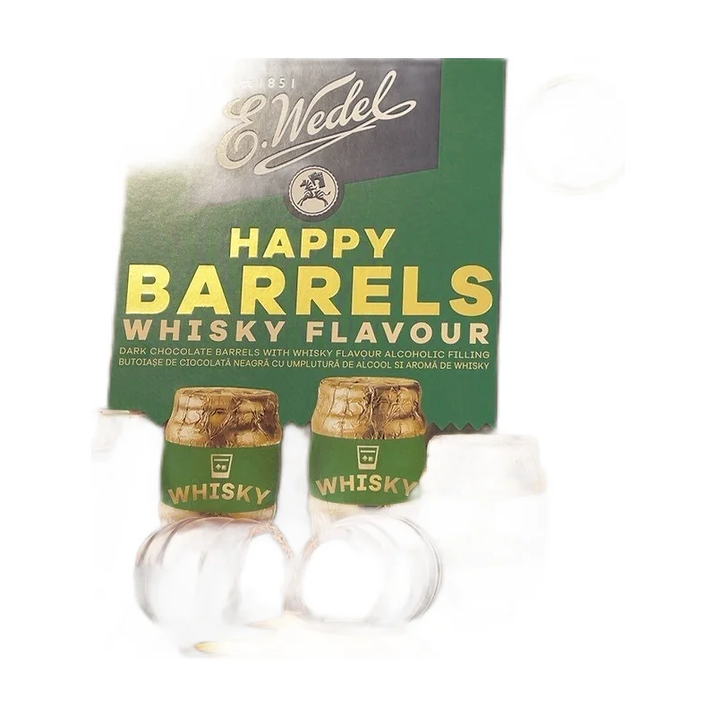 "E.Wedel" dark chocolate w/whisky flavor