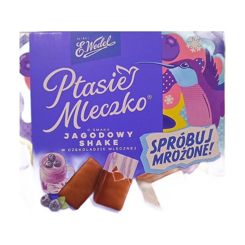 "E.wedel" blueberry mlechko