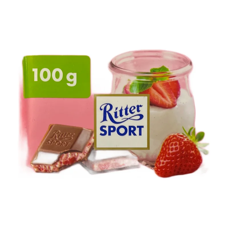 "Ritter sport" straw yogurt
