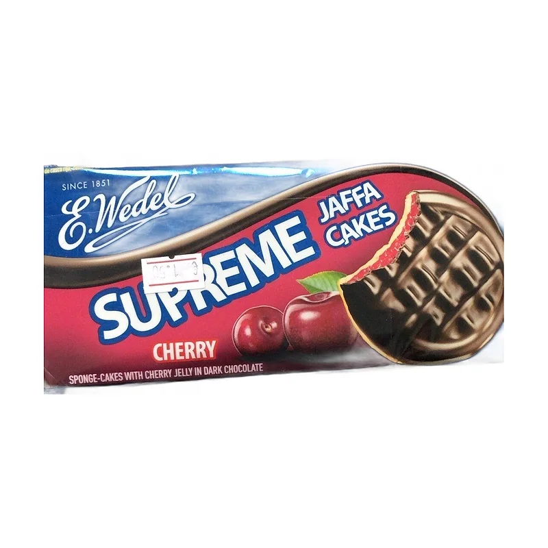 "E.wedel" cherry cookies