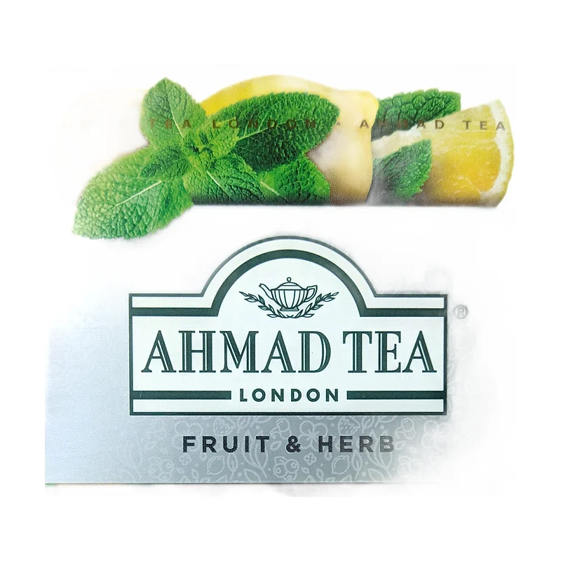 "Ahmad tea" peppermint & lemon