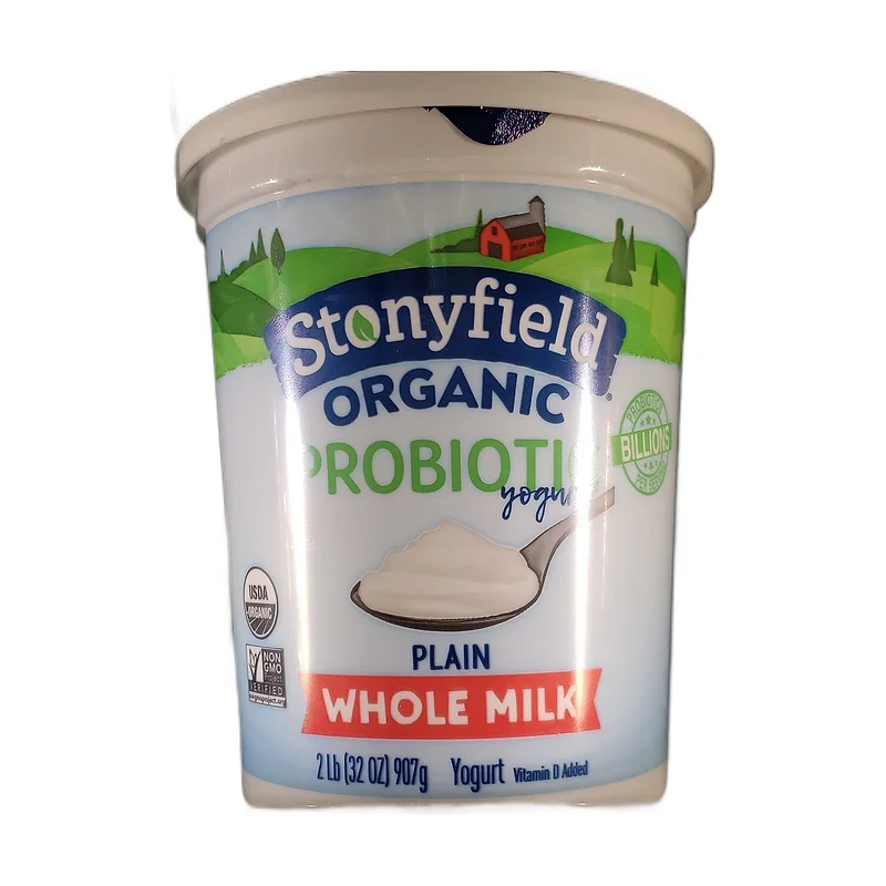 Organic probiotic yougurt plain 907g