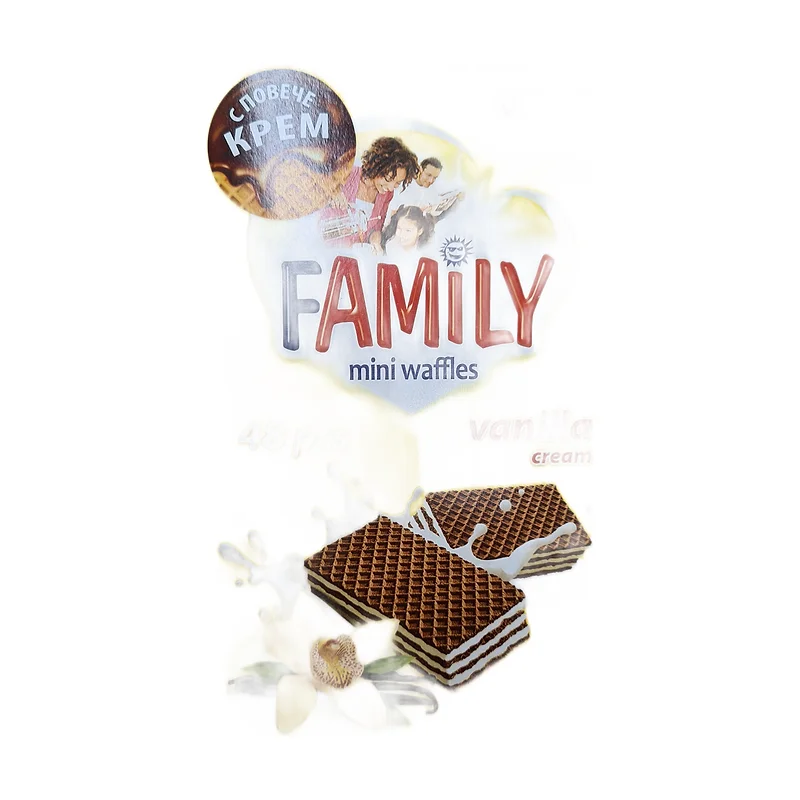 "Family" vanilla mini-waffles 375g