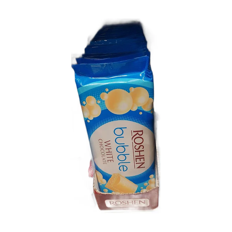 "Roshen" white bubble chocolate
