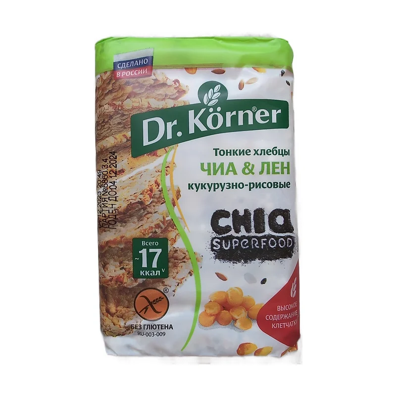 Dr.Korner corn-rice crispbread