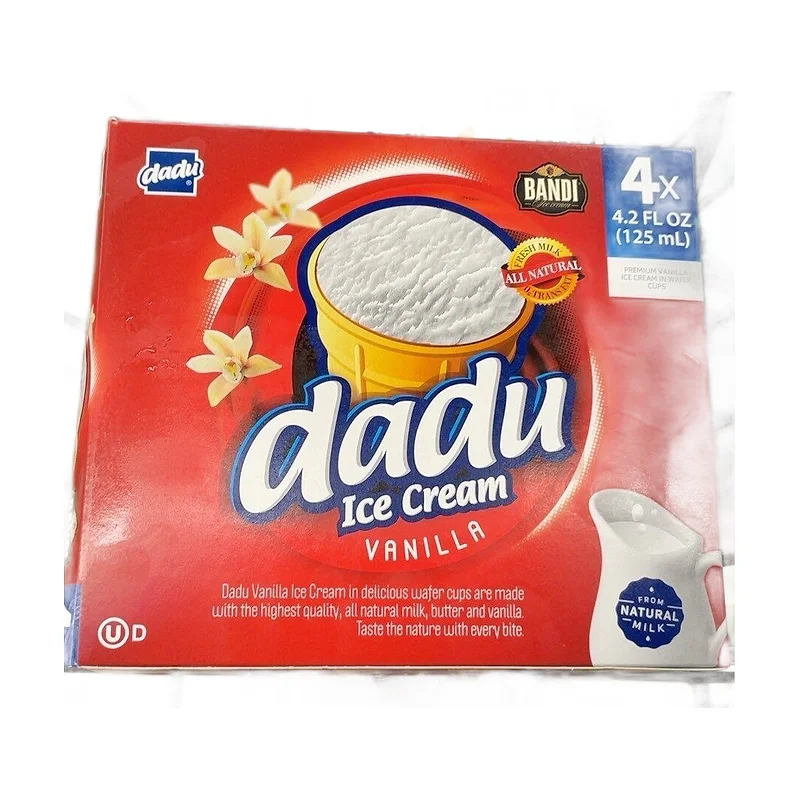 Dadu Ice Cream Vanila 4 pack