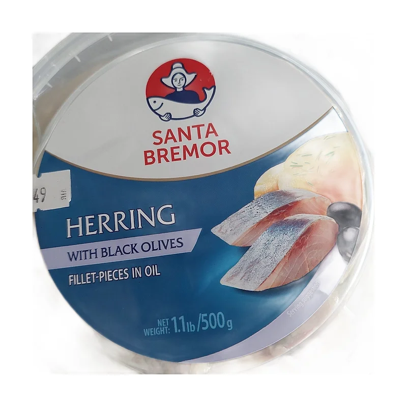 "Santa bremor" Herring w/black olives