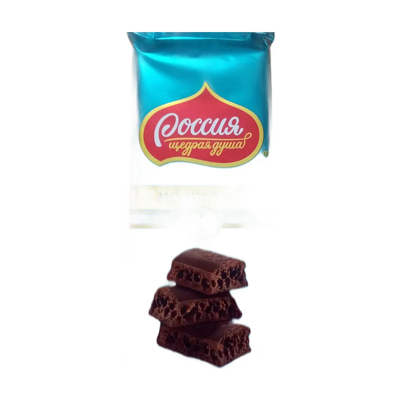 Russian chocolate airated