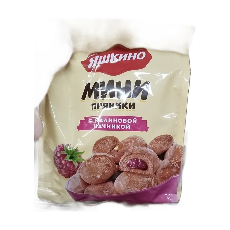 "Yashkino" mini raspberry gingerbread