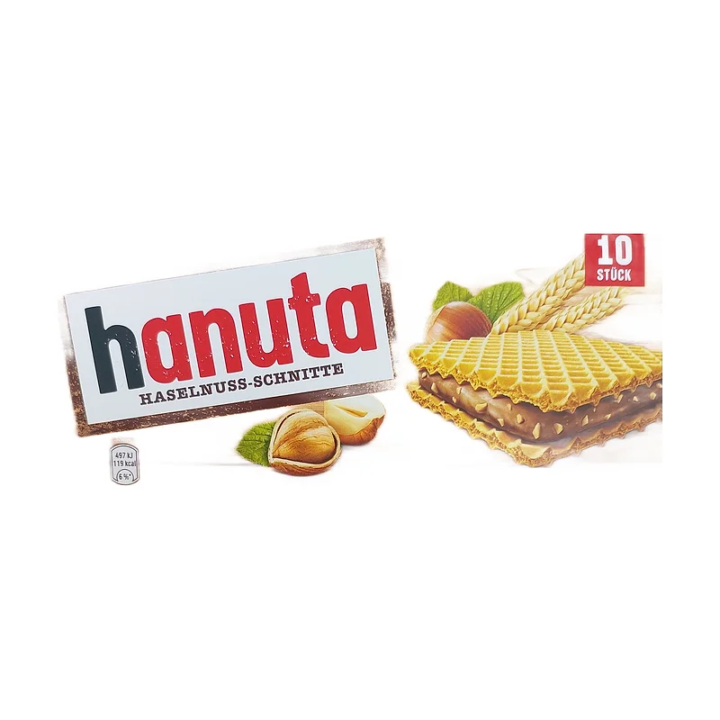 "Hanuta" hazelnut waffles