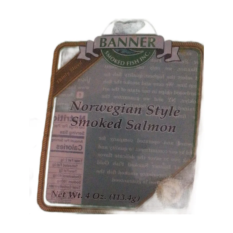 Banner. Norvegian salmon 4 oz