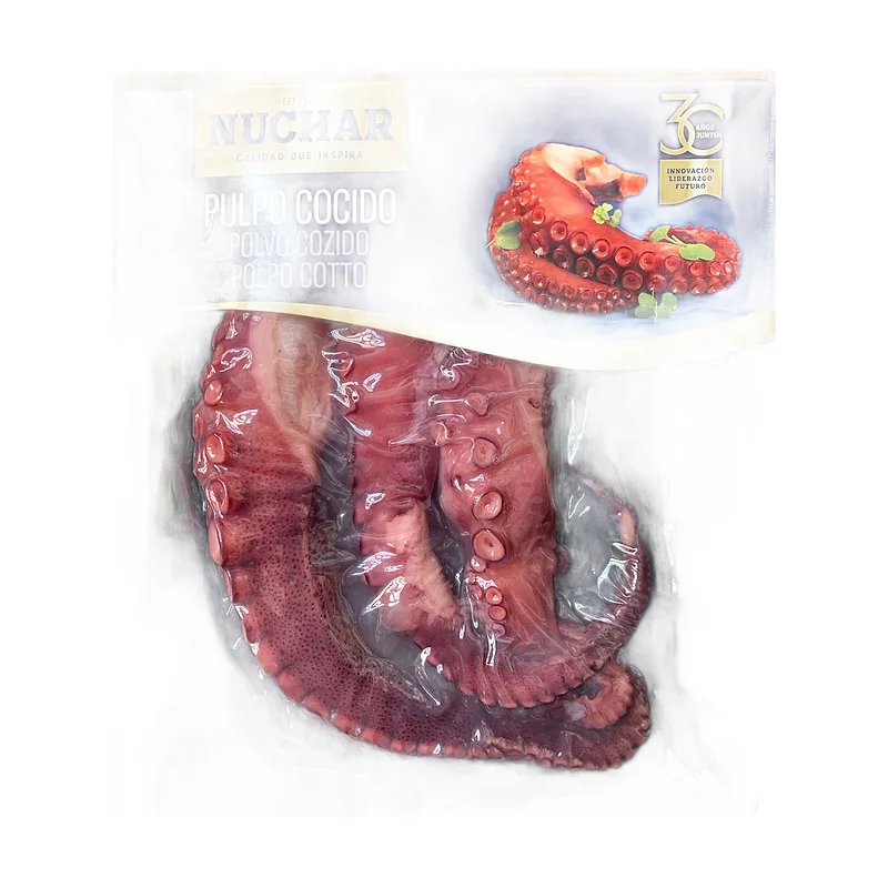 Cooked octopus