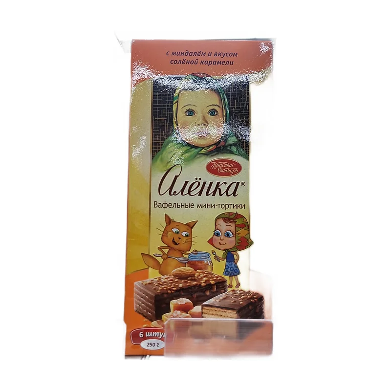 "Alenka" wafle cake w/caramel