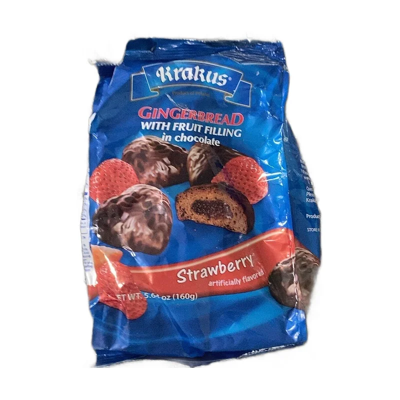 Krakus Gingerbread Strawb.160g