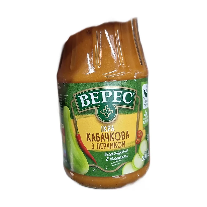 "Veres" zucchini spread w/pepper 500g