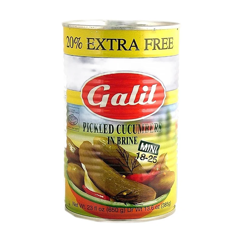 "Galil" mini pickled cucumbers