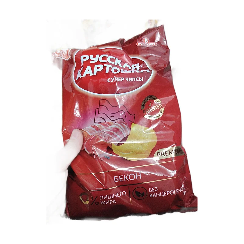Potato chips w/bacon