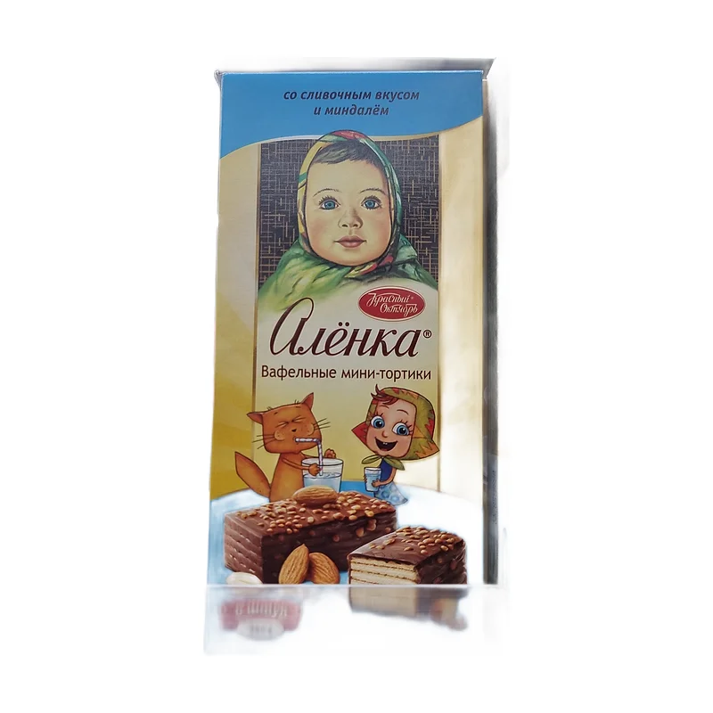 "Alenka" wafle cake w/almonds