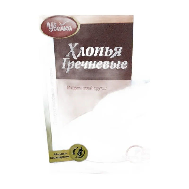 "Uvelka" buchwheat flakes 3min