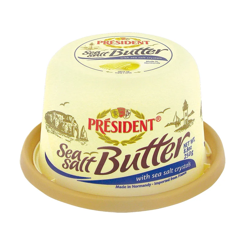 "President" butter w/sea salt 250g