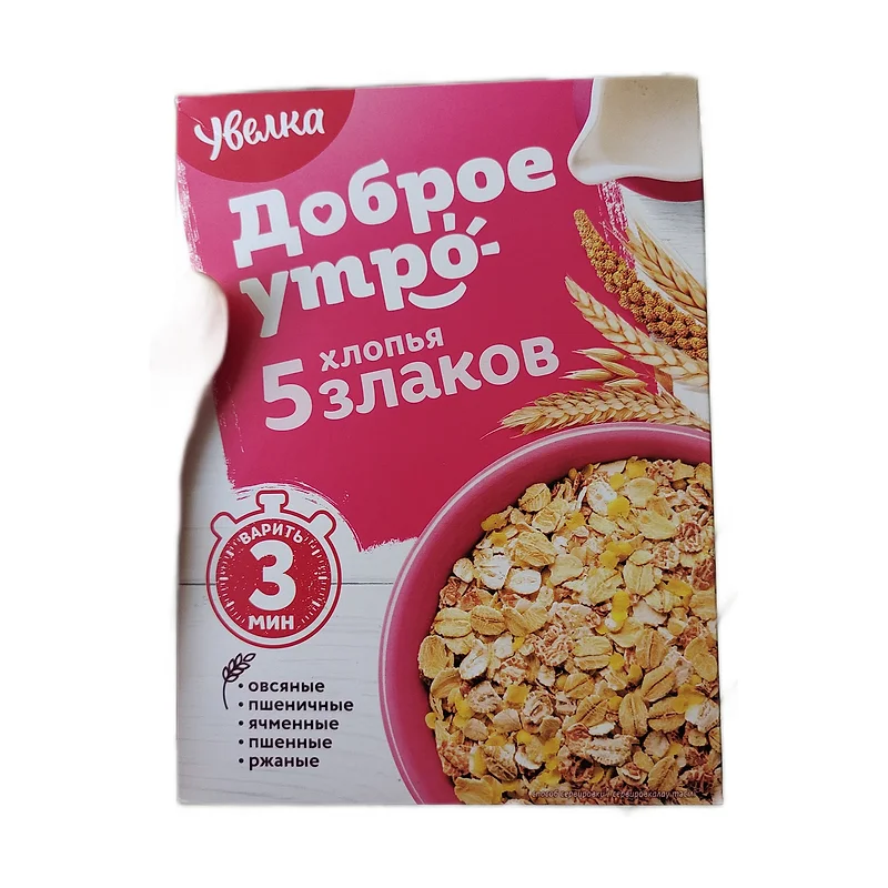 "Uvelka" 5 grain flakes 3min