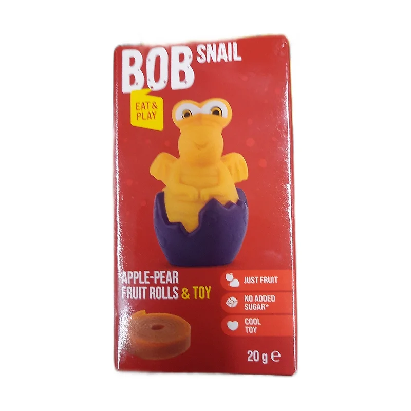 "Bob snail" apple-pear w/toy