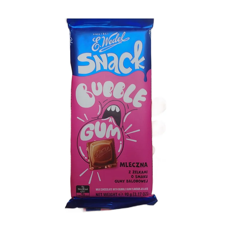 "Bubble gum" chocolate