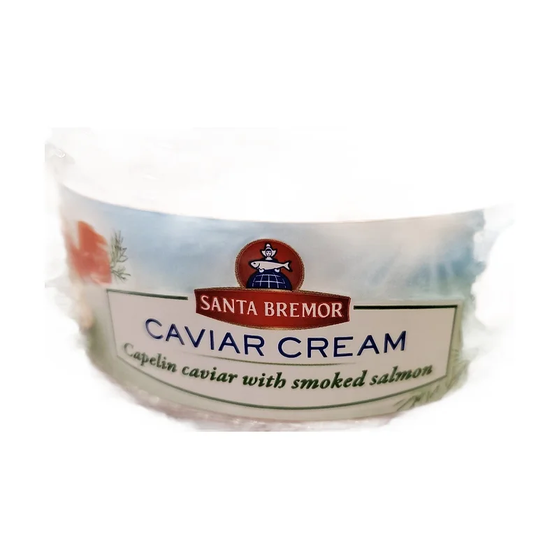 Caviar cream w/ salmon