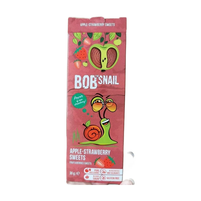 "Bob Snail" apple-straw fruit roll