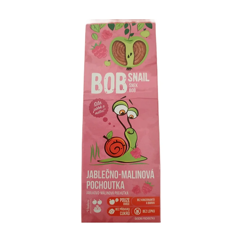 "Bob Snail" apple-rasp fruit roll