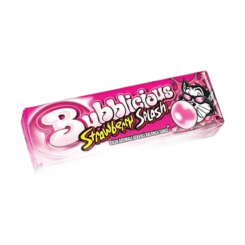 Bubblicious strawberry gum