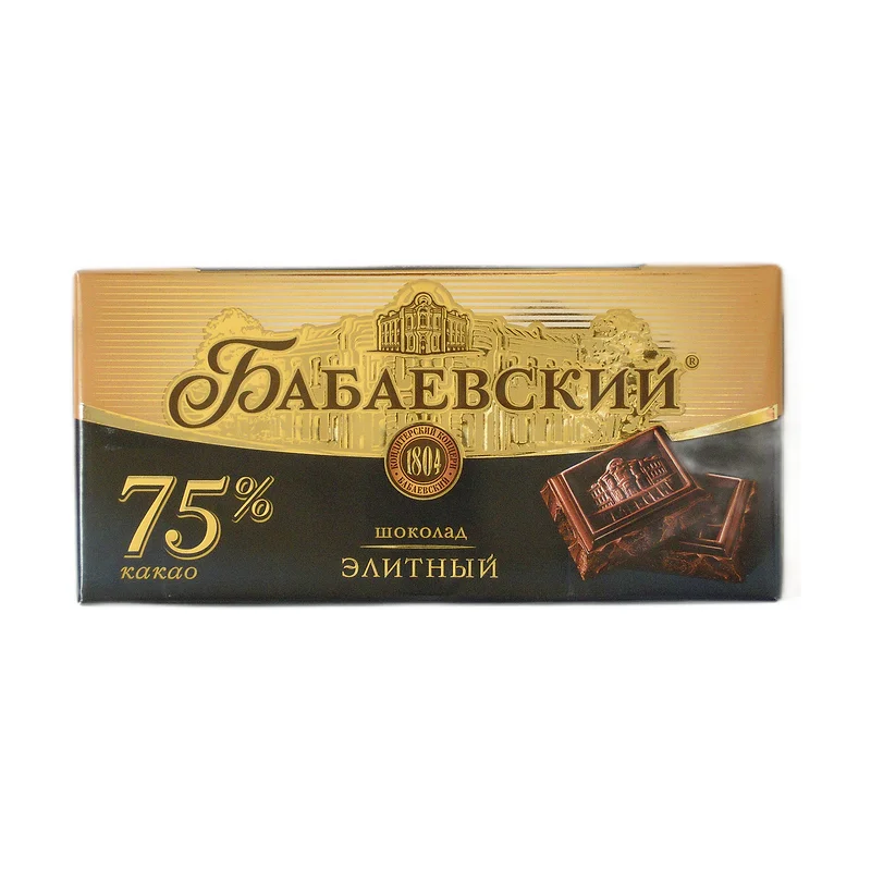 "Babaevskiy" 75 % chocolate
