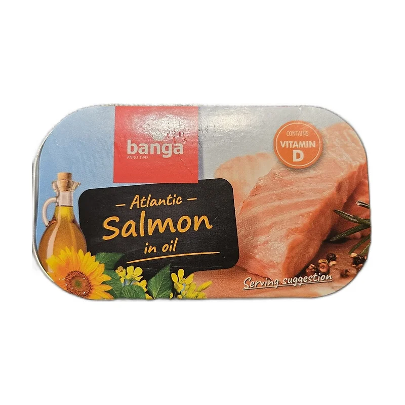 Atlantic salmon in oil