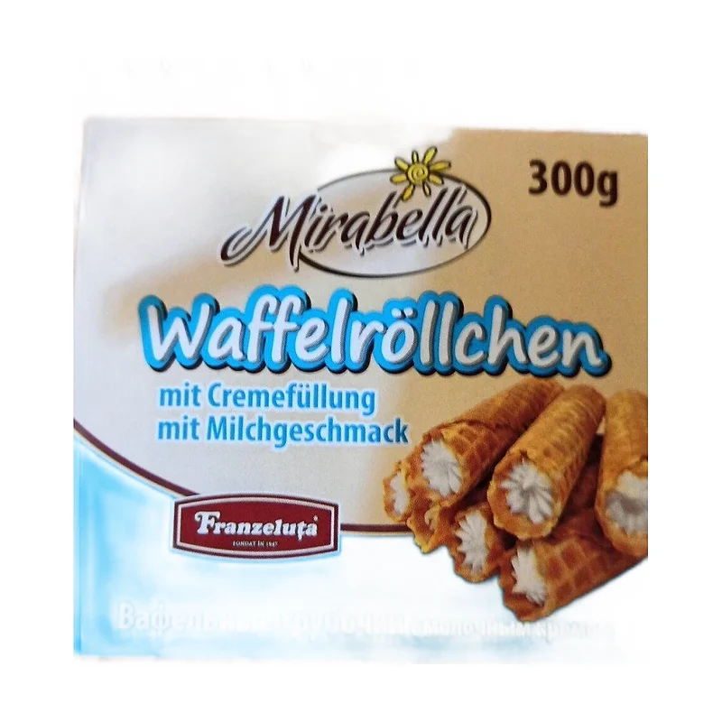 Wafer roll w/milk 300g
