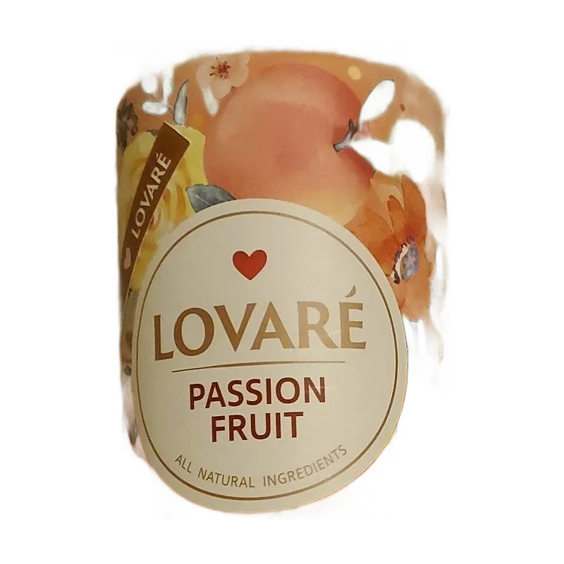 "Lovare" black tea tube passion fruit