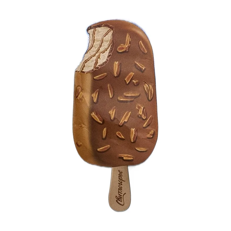 Plombir w/almond