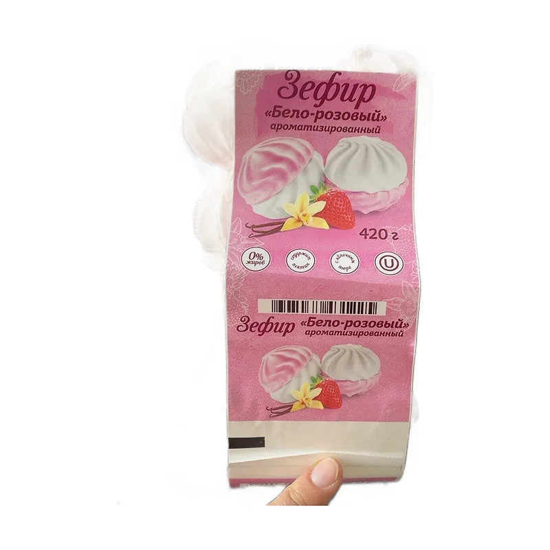 "Lanezh" white&pink marshmallow