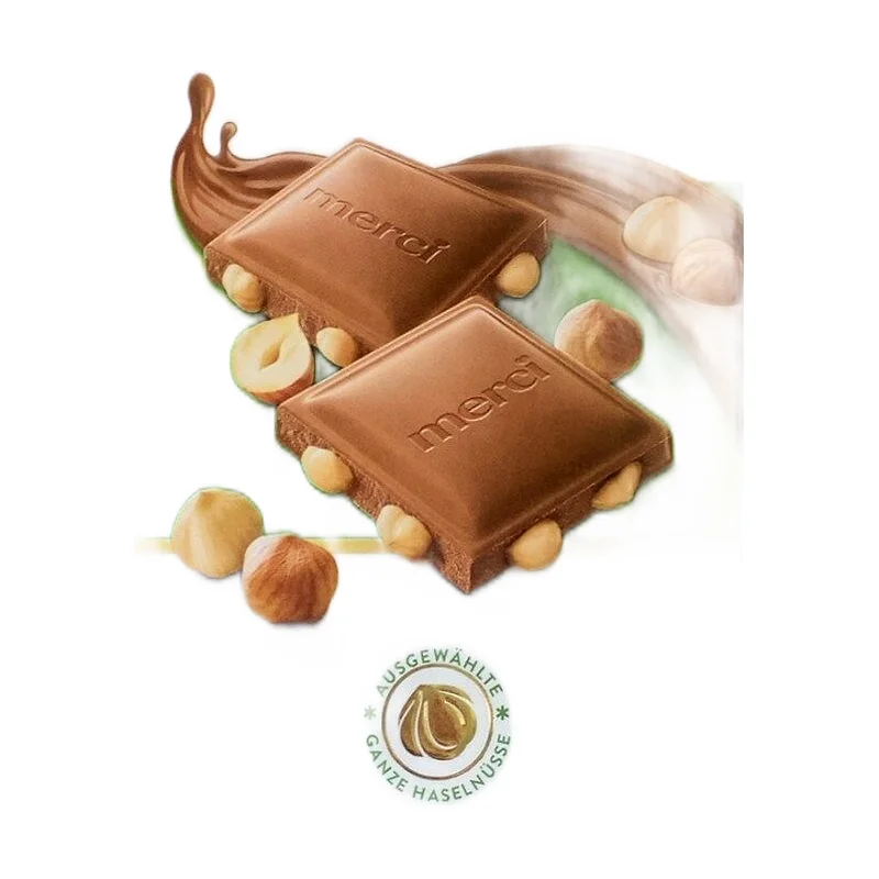 "Merci" w/whole hazelnut