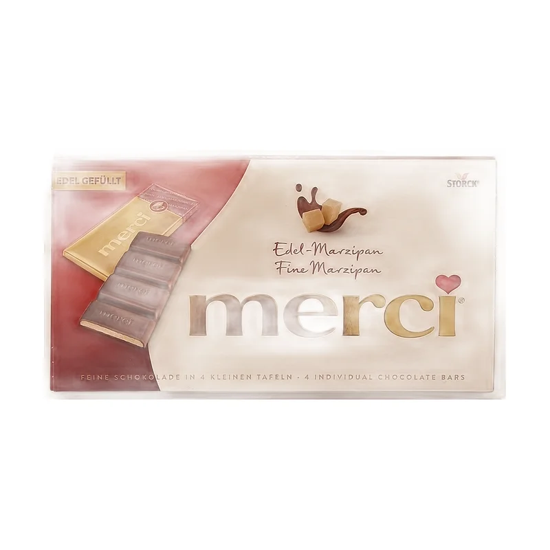 "Merci" w/marzipan