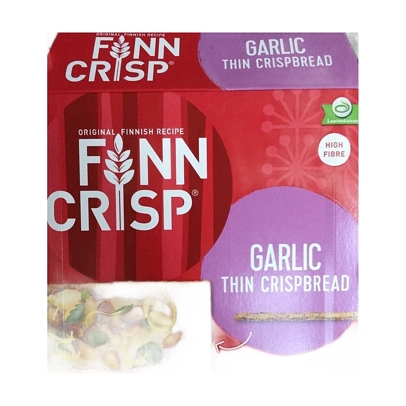 Finn crisp garlic 175g