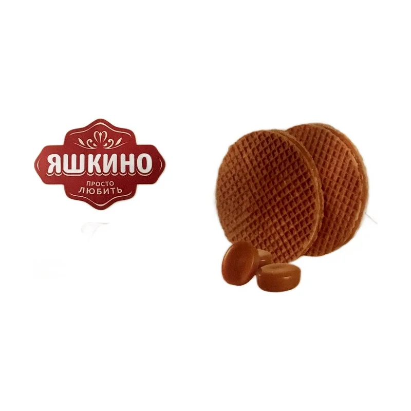 Yashkino Wafers w/Caramel 290g