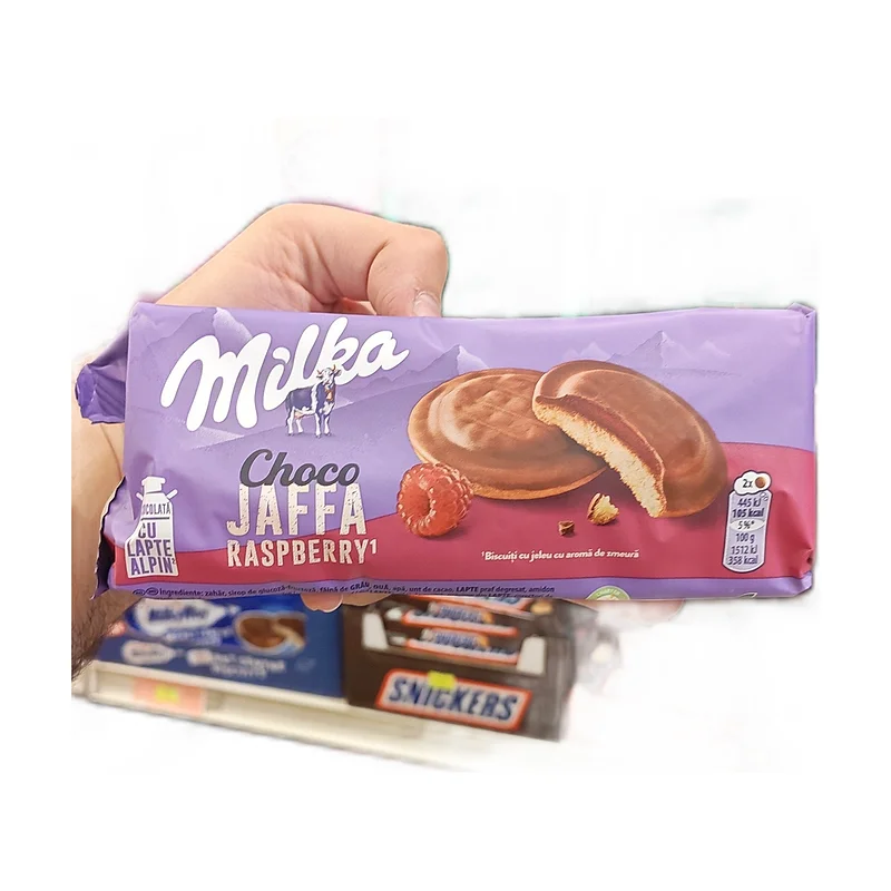 BISCUITS MILKA RASPBERRY 128g